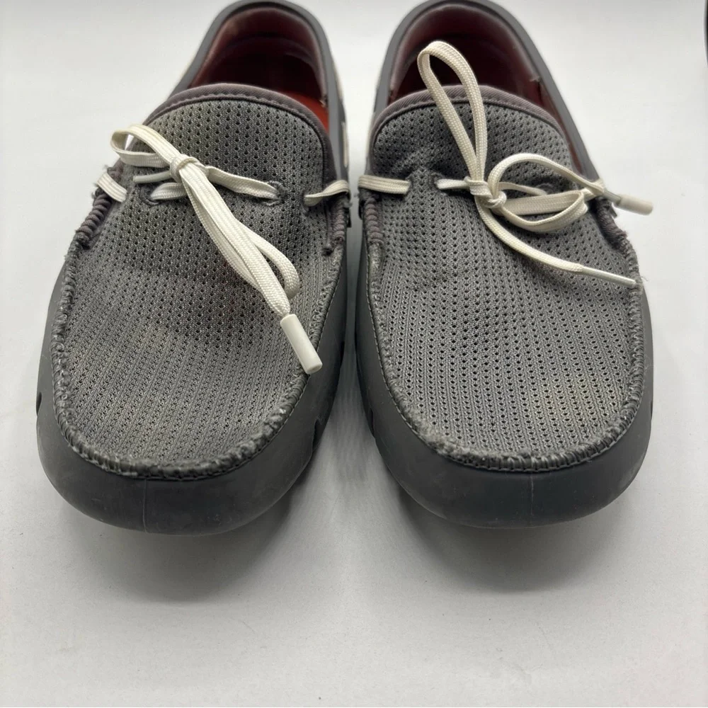 Swims Men’s Braided Lace Shoes Size 7 Gray